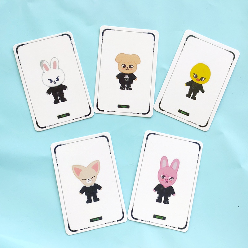 8pcs / set Kartu Foto Polaroid Motif Kartun Skzoo Untuk Anak