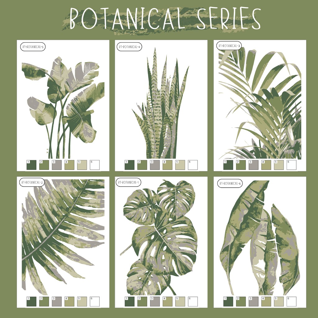 

Paint By Number Kit A3, BOTANICAL SERIES