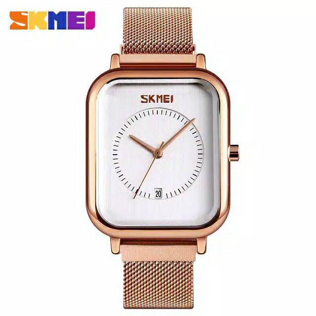 Cod / Bayar di tempat jam tangan wanita magnet anti air Skmei 9207 original