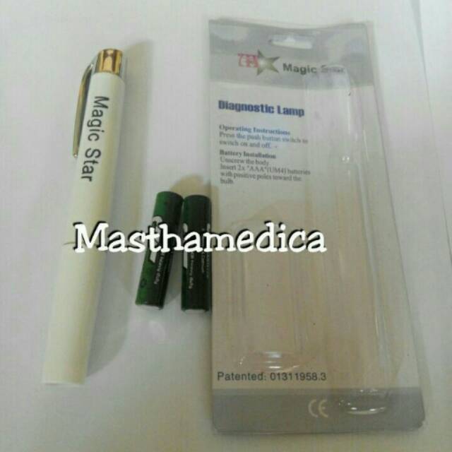 Penlight Pen light Senter medis magic star diagnostic lamp mata lidah