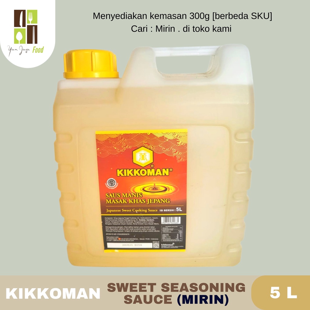 Kikkoman Sweet Seasoning Sauce Halal Cuka Sushi Mirin [2L/5L]