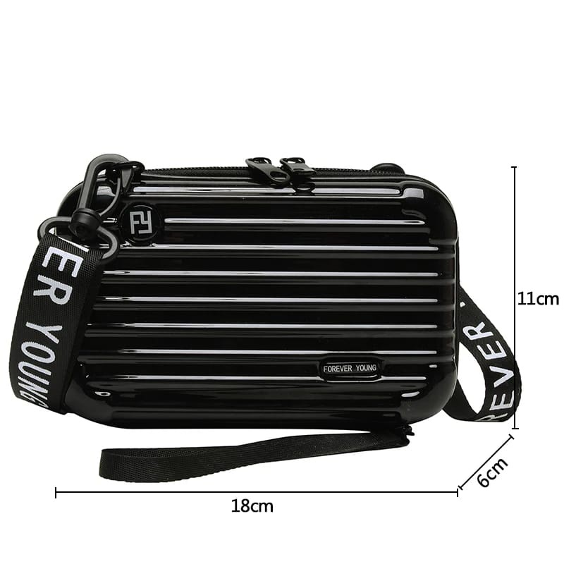 Tas Selempang Mini / Selempang Mini koper Polos / Tas Makeup