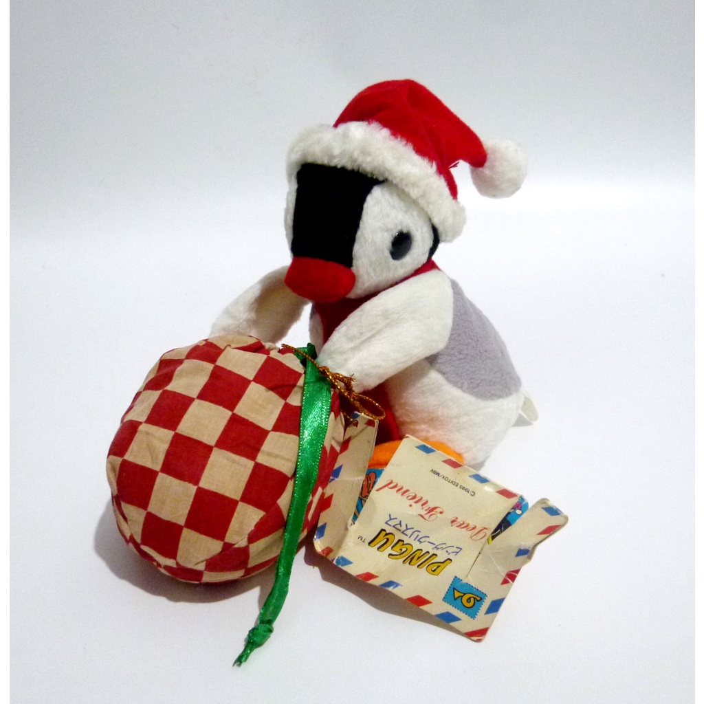 Boneka Pingu Original Banpresto Sony Jepang Christmas Santa Pingu
