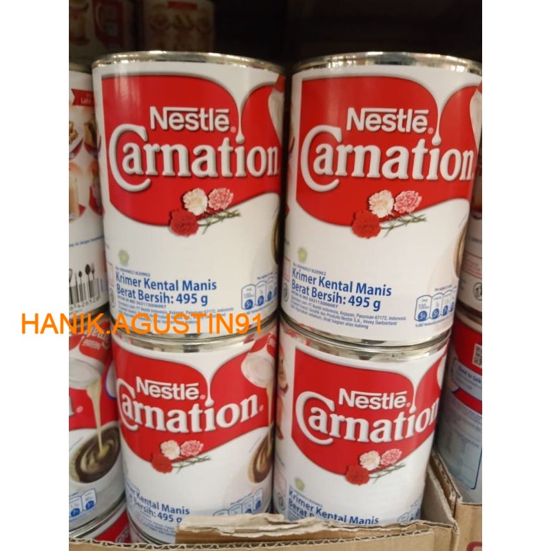 

SUSU KENTAL MANIS CARNATION 495 GR