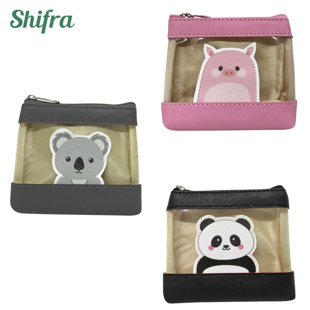 Shifra Tempat Masker Dompet Masker Dompet Koin Mika Animal