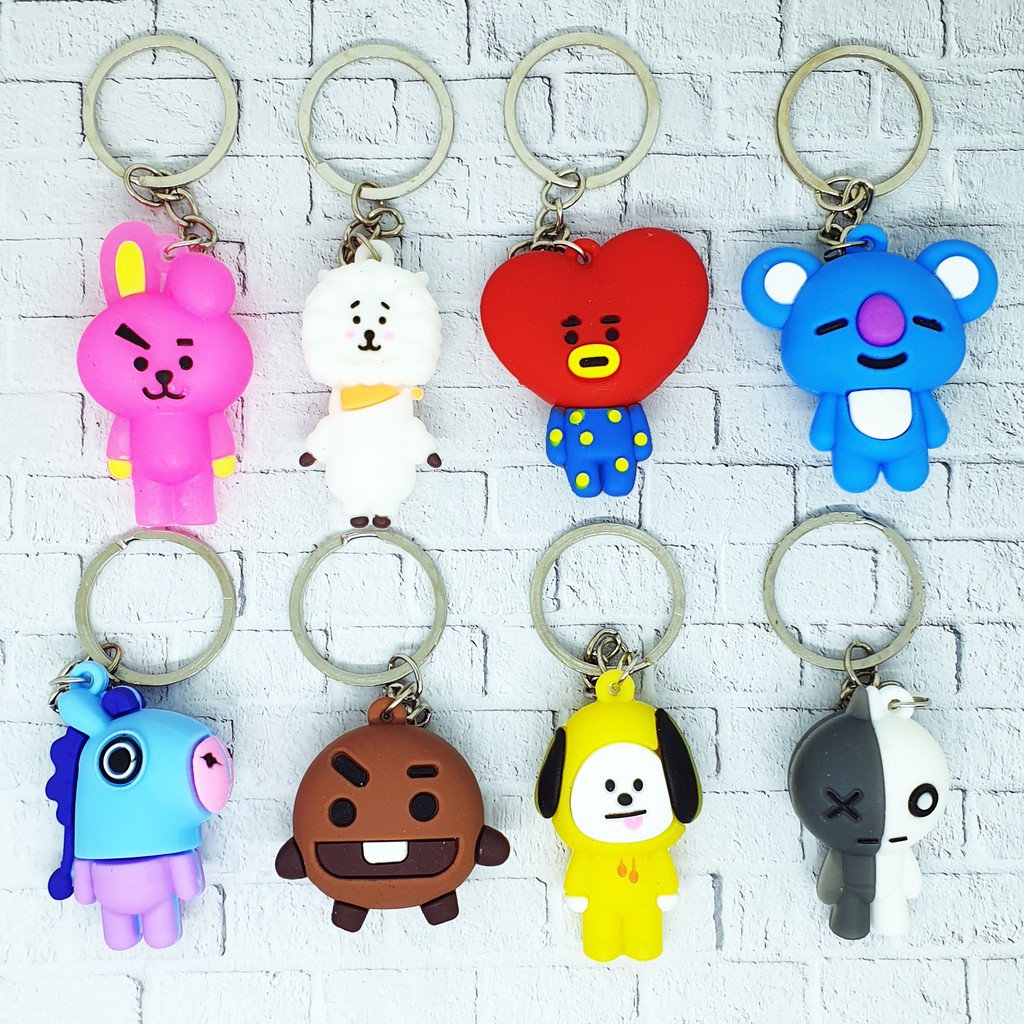 GANTUNGAN KUNCI BT21 BTS  TERMURAH KEY CHAIN BTS  BT21 