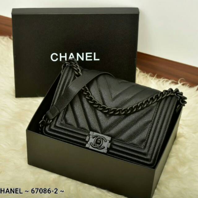 Tas wanita-Tas Import-Chanel Boy 67086-2