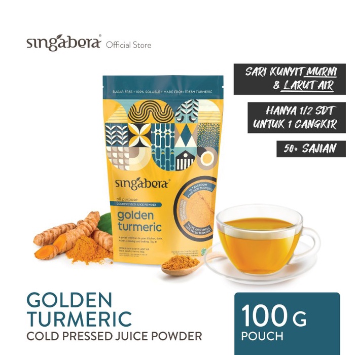 

COD Singabera Cold Pressed Turmeric Powder 100g - Serbuk Kunyit