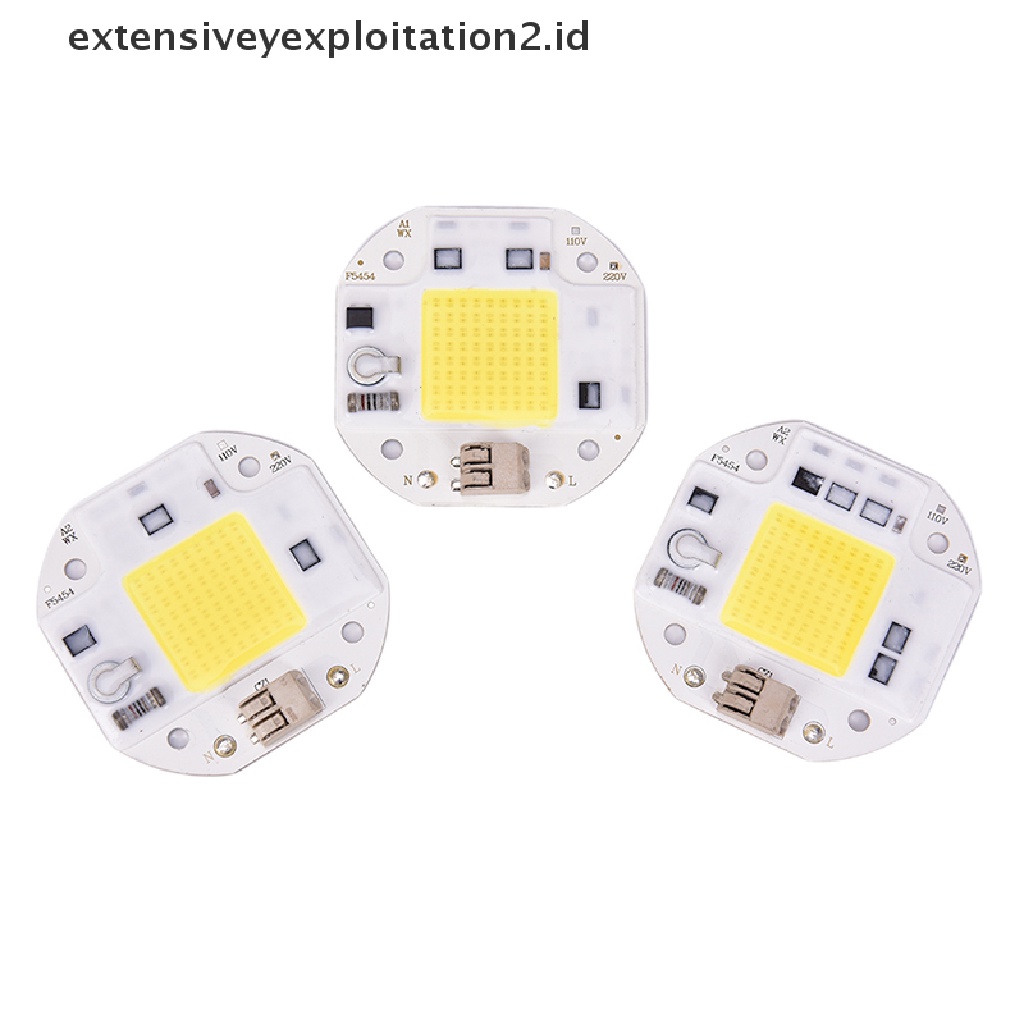 Id Chip Lampu Sorot LED COB 100W 70W 50W 220V Bahan Aluminum