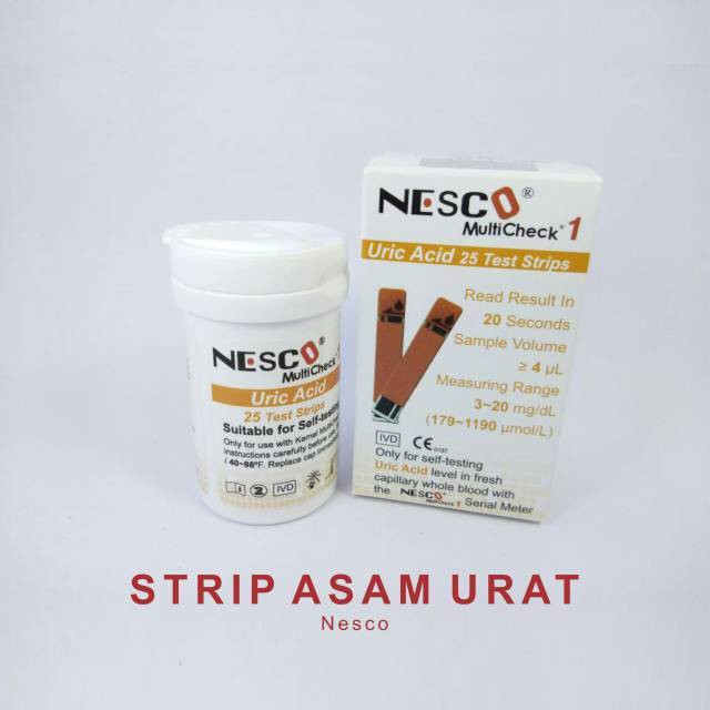 Strip Asam Urat Nesco / Nesco Uric Acid Refill Strip