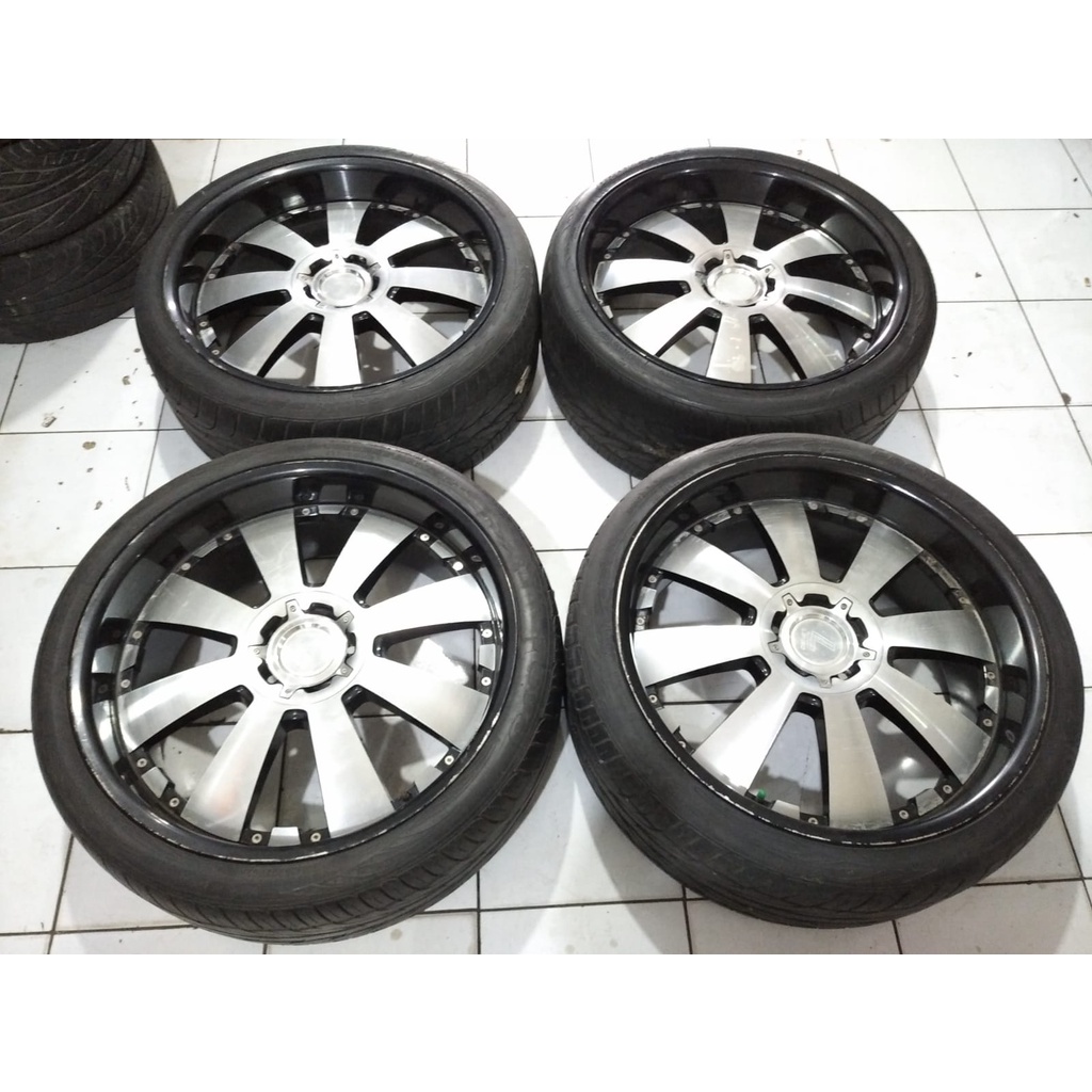 Velg Bekas Ring 22 Lenso Pcd 5x114,3 Plus Ban