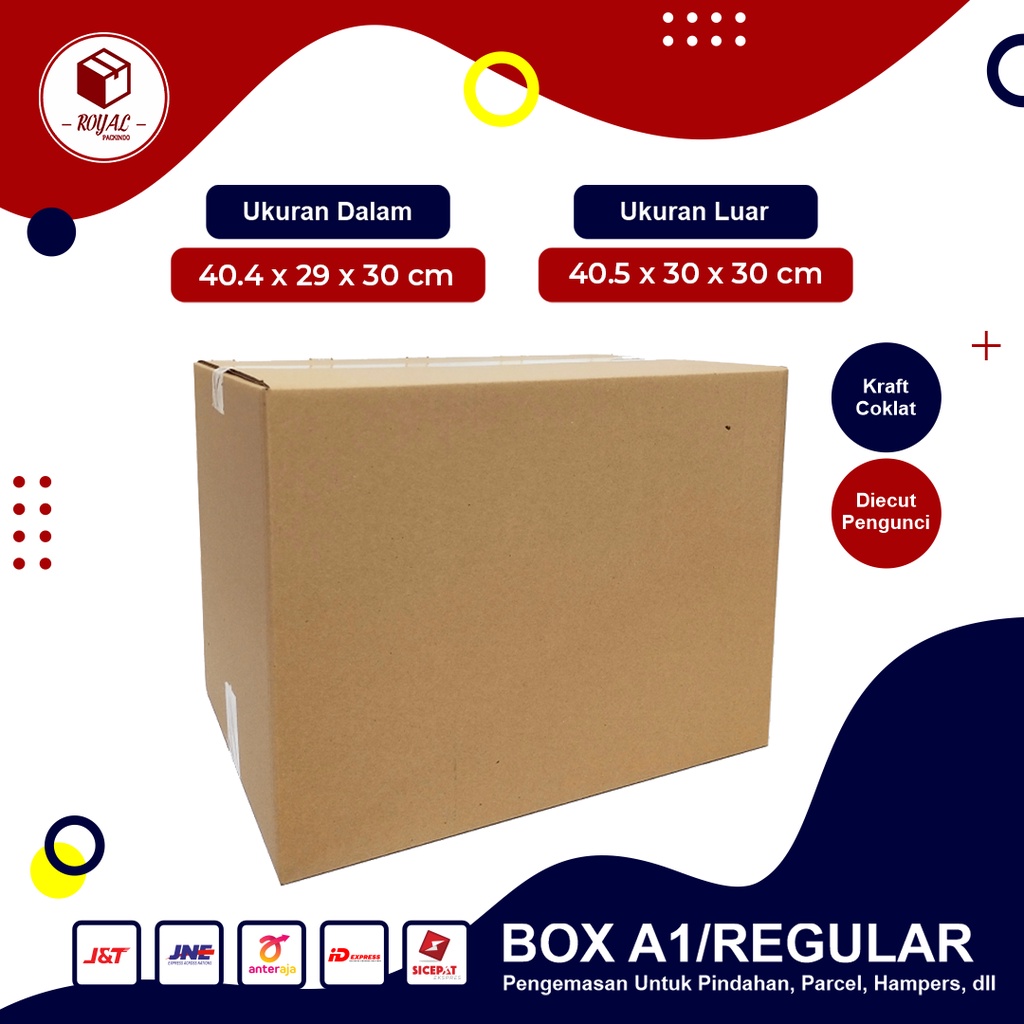 

Kardus Box Packing Polos A1- size 40 x 30 x 30 cm Kardus/Packing/Karton/Box/Karduspacking