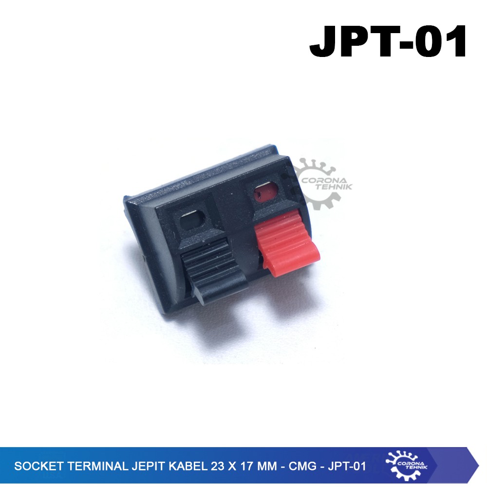 JPT-01 -  Socket Terminal Jepit Kabel 23 x 17 mm - CMG