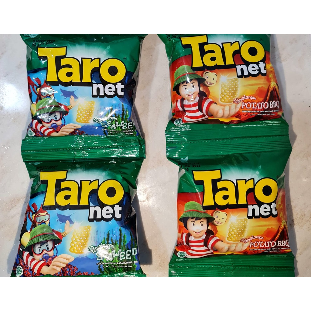 

(JSO) Chiki Taro NET Potato Barbeque BBQ / Taro NET Seaweed 10gr