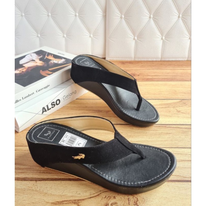 ABBUSHOES Ym 02 Wedges Sandal Sintetis Nyaman 5cm