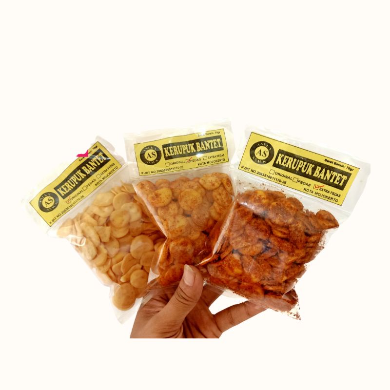 

MAKANAN RINGAN, CAMILAN, Krupuk UDANG bantet- khas mojokerto murah •