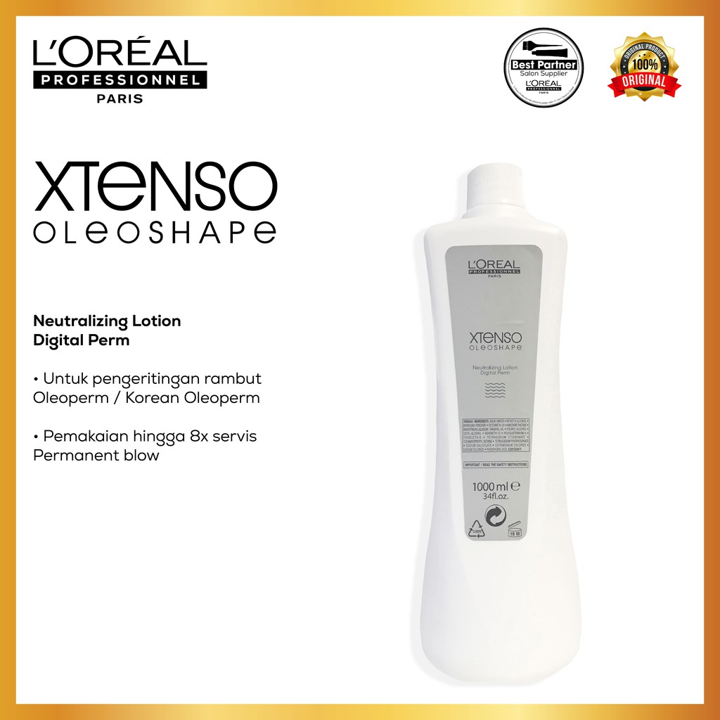 L'OREAL Nrutralizing Digital Perm Lotion Step 2 1000ml