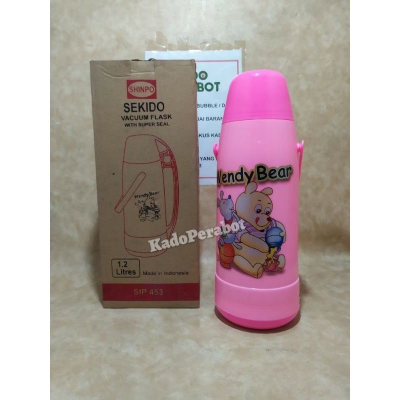 thermos sekido with super seal 1.2L - thermos air karakter kartun