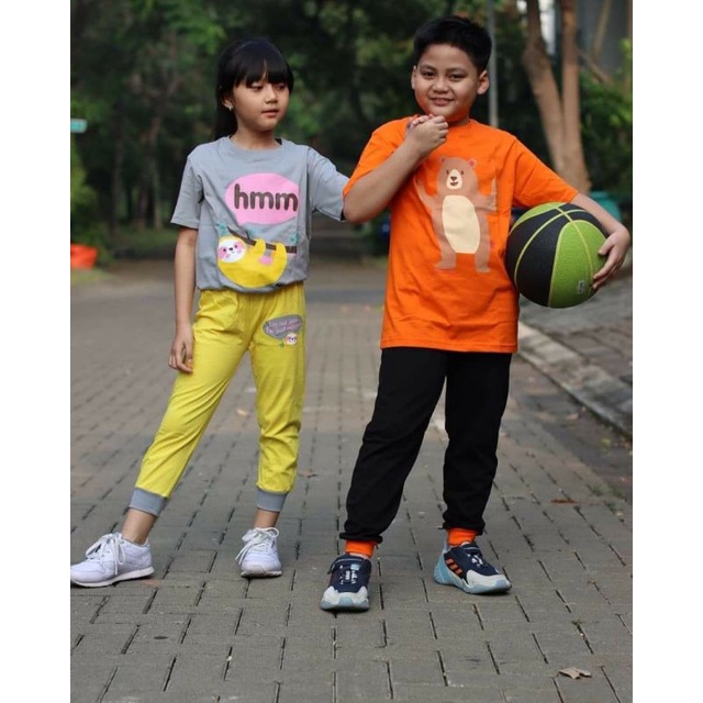 Setelan Kaos Anak BearBee Animal Junior