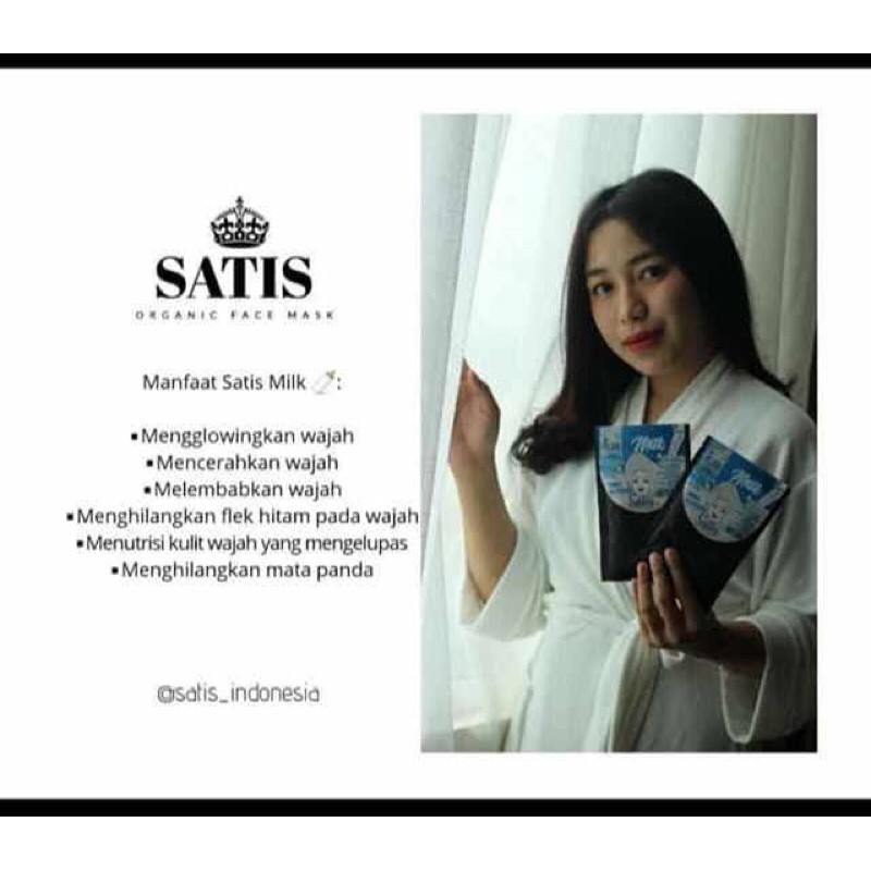 Masker organik Satis