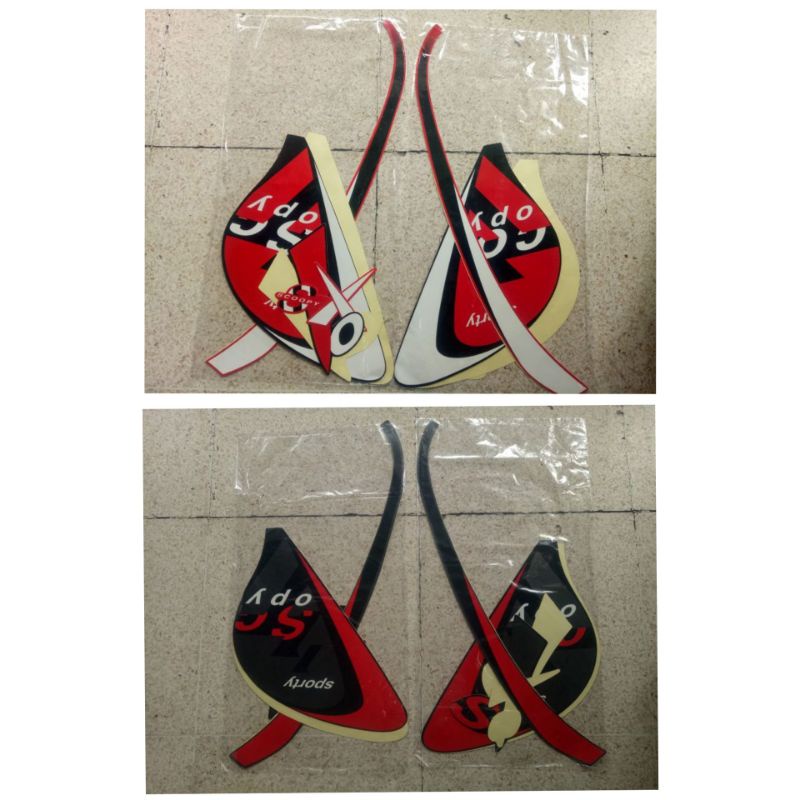 striping sticker honda New Scoopy Fi sporty 2022