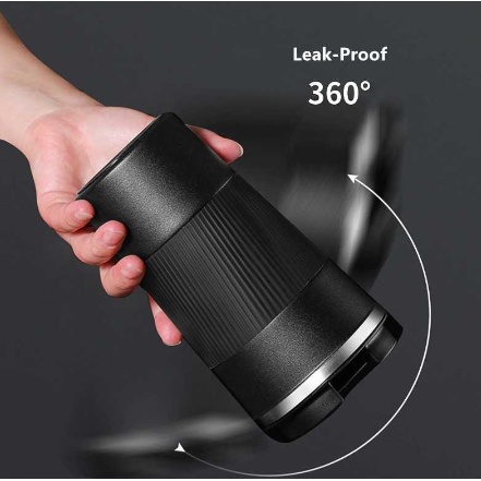 TUMBLER KOPI RUBBER GRIP STAINLESS STEEL VACUUM MUGS