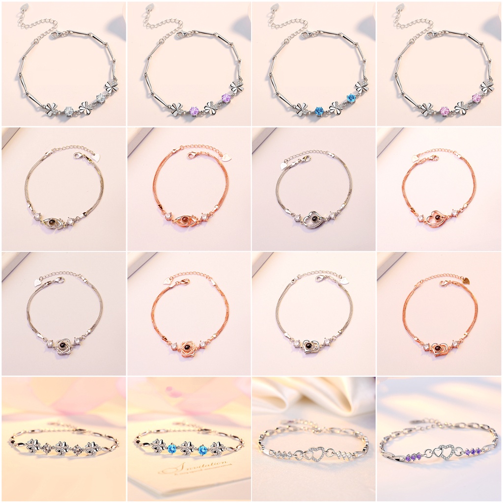 Gelang Tangan Rantai Silver S925 Gaya Mori Retro Jepang / Korea Selatan Untuk Wanita