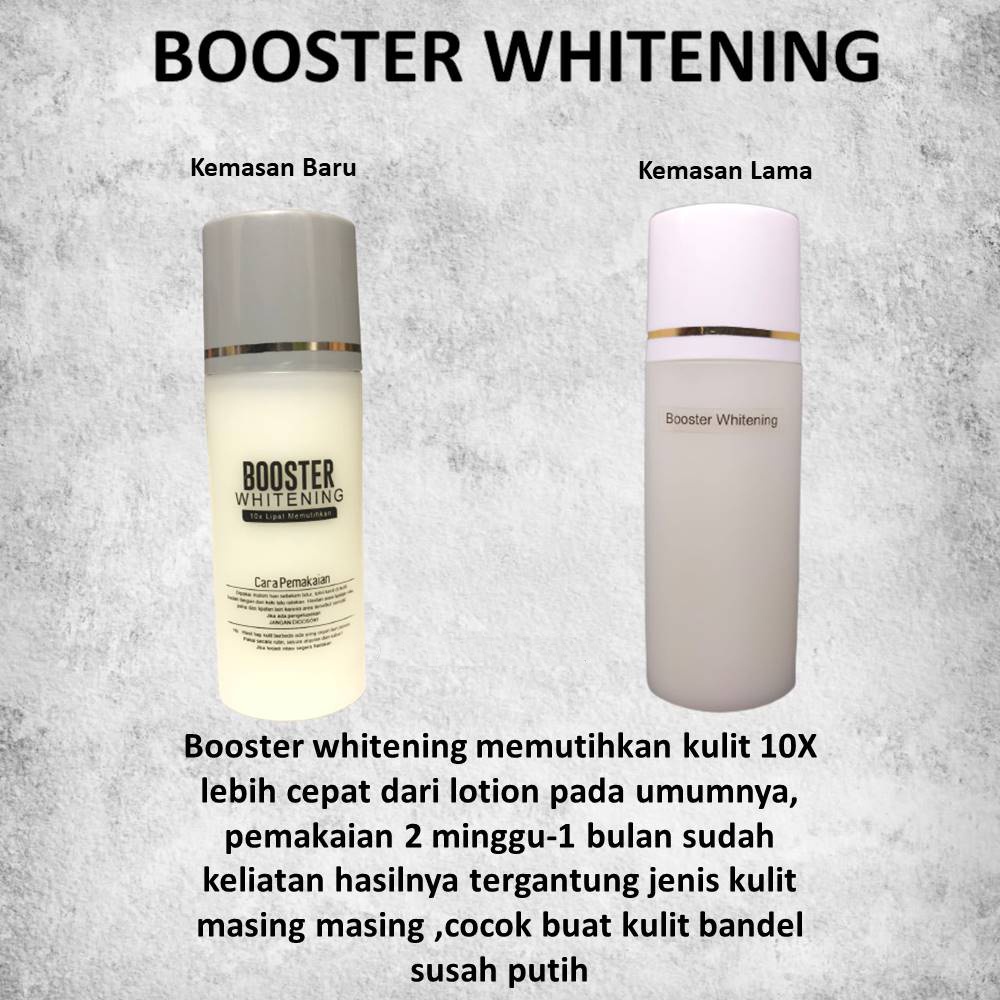PROMO BOOSTER WHITENING / LOTION WHITENING BOOSTER / LOTION PEMUTIH BADAN / FORTEPLUS / HB WHITENING