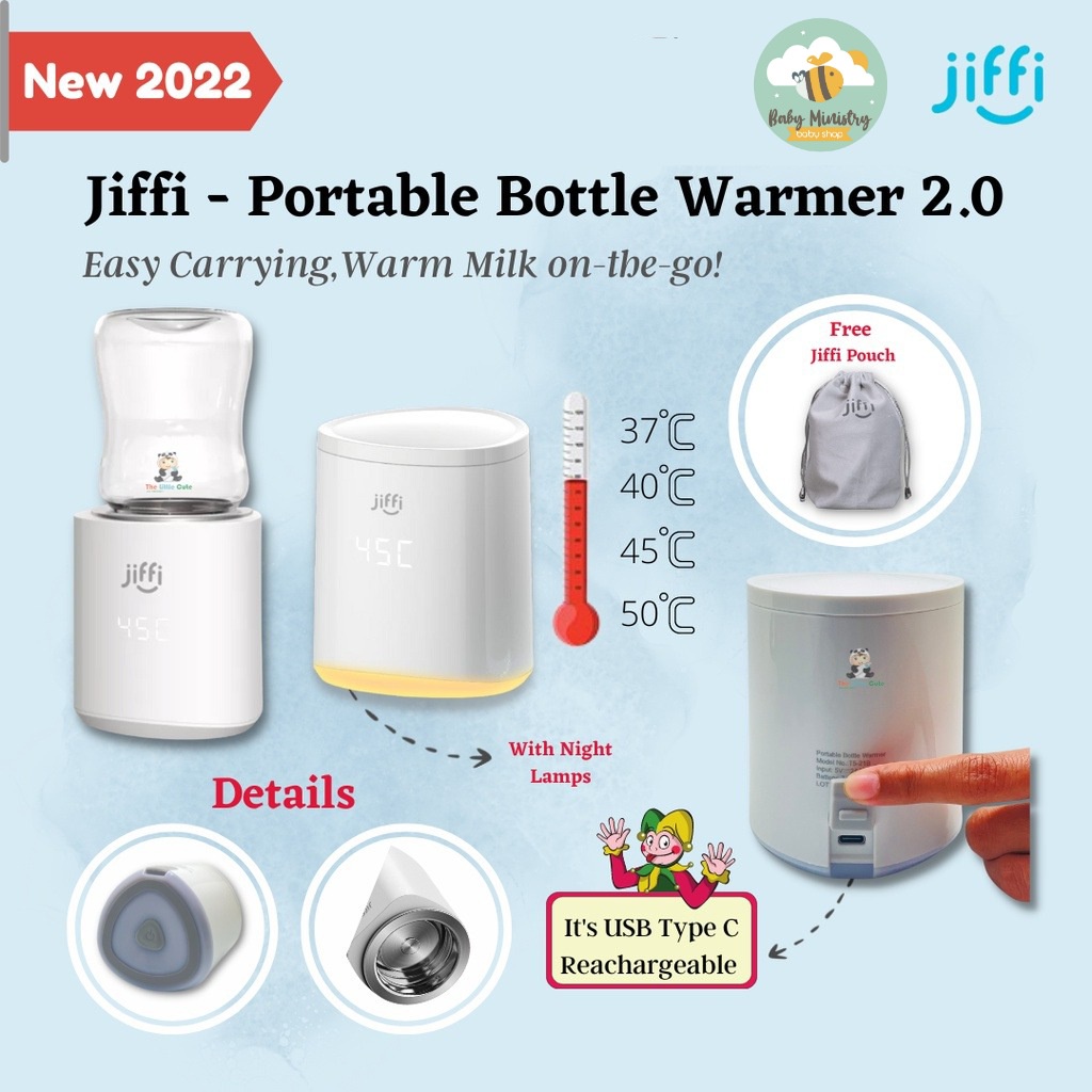 JIFFI PORTABLE BOTTLE WARMER NEW 2022 / PEMANAS ASI PORTABLE / WARMER