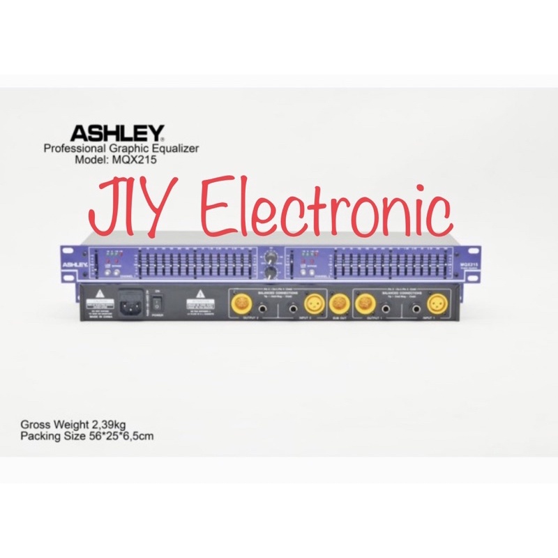 Equalizer Ashley MQX 215 MQX-215 Original
