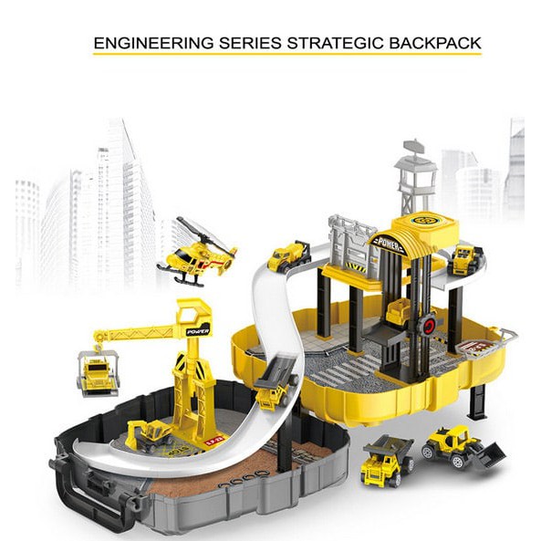 mainan enginerering construction backpack