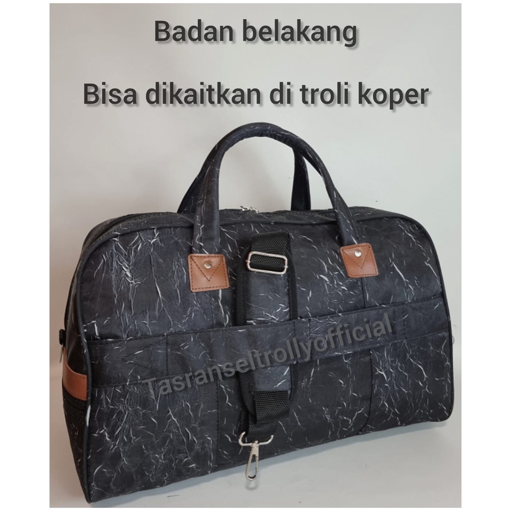 Tas Pakaian Travel Bag Polo Interclub 48cmx24x30 medium size original
