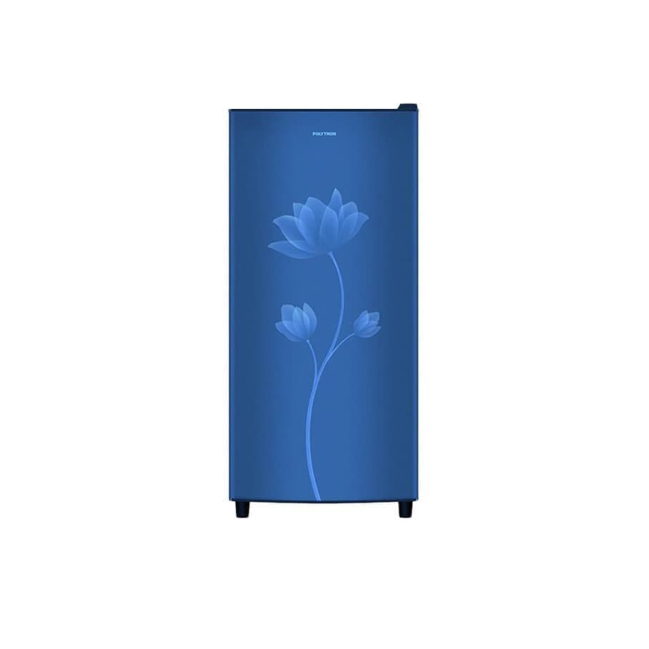 POLYTRON PRB 183 B BLUE METAL KULKAS 1 PINTU 180 LT LITER PRB183