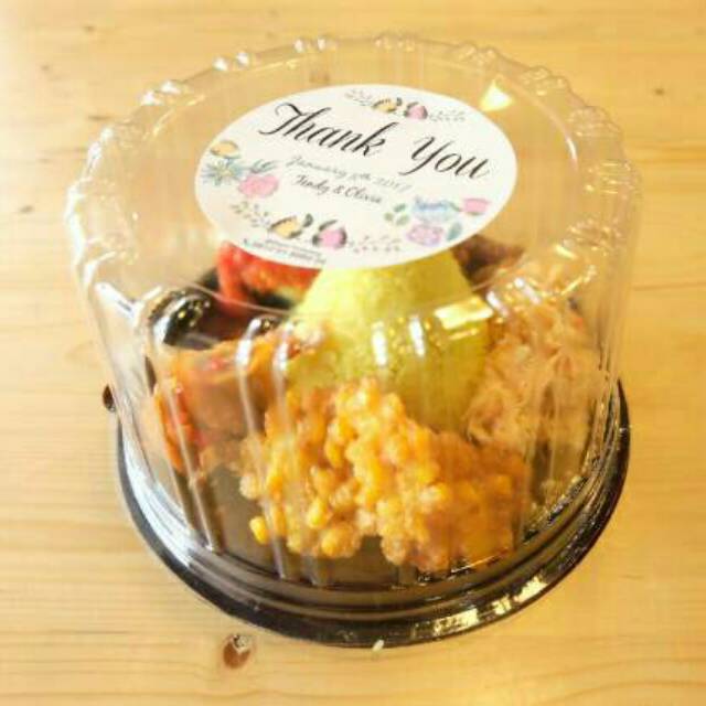 (ISI 20PCS) Mika Tumpeng Mini D10/ Mika Kue Tart/ Box Tumpeng/ Mika Bolu Bulat