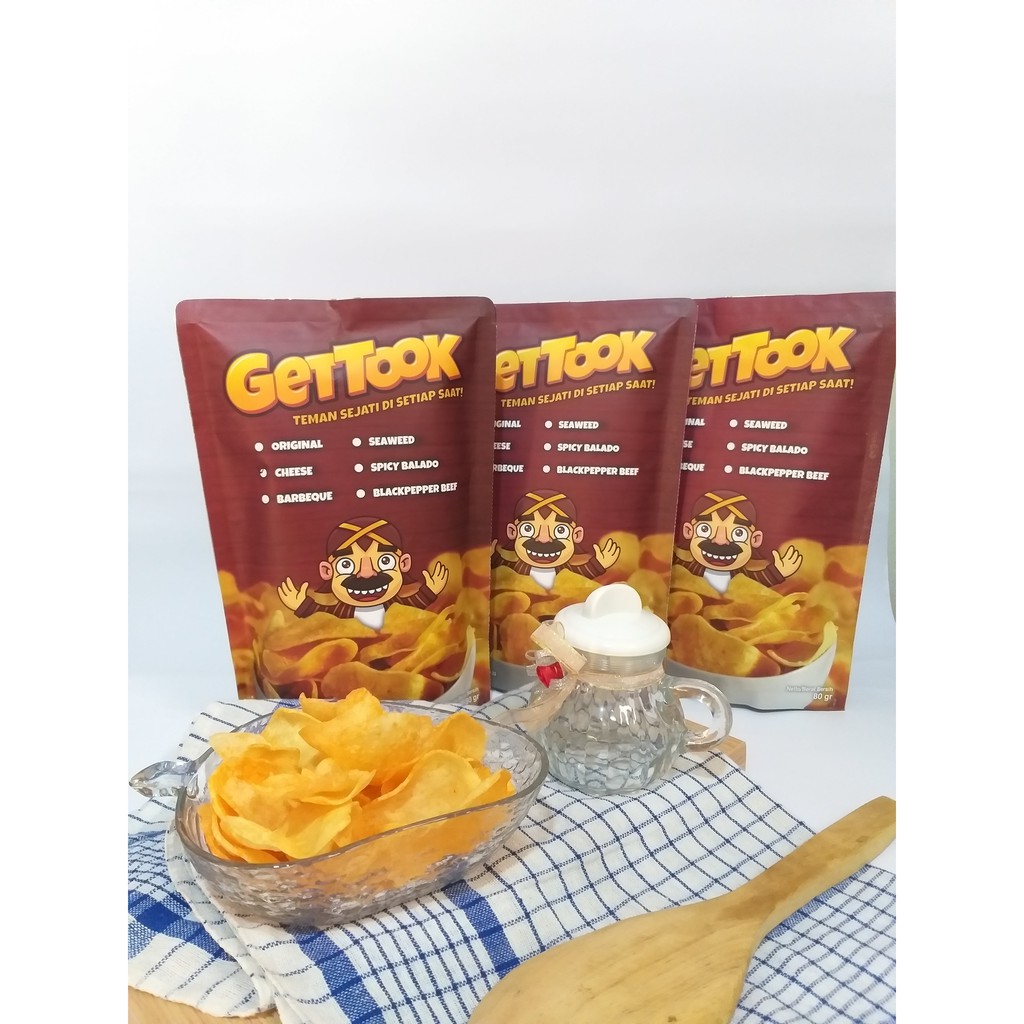 

Keripik gettook cheese 80 gram
