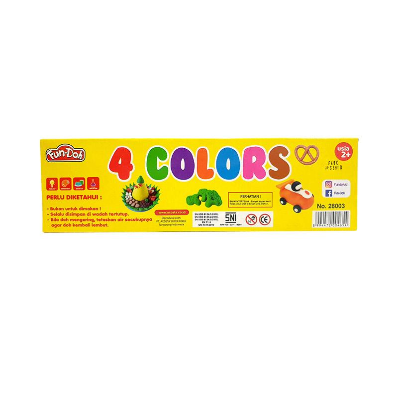 FUN-DOH 4 Colors Refill Lilin Mainan Anak