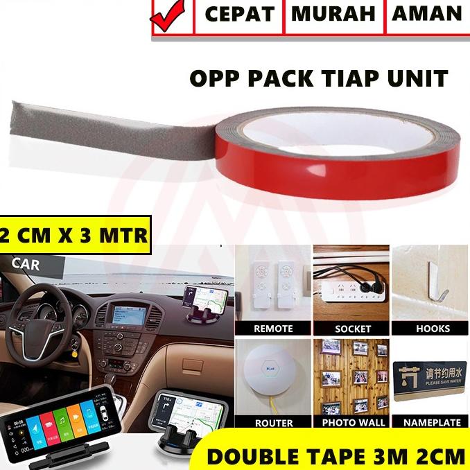 

perekat 3m double tape foam universal 2cm x 3meter modmark98 Diminati Banget