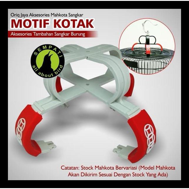Mahkota Sangkar Burung Murai Oriq Jaya Termurah