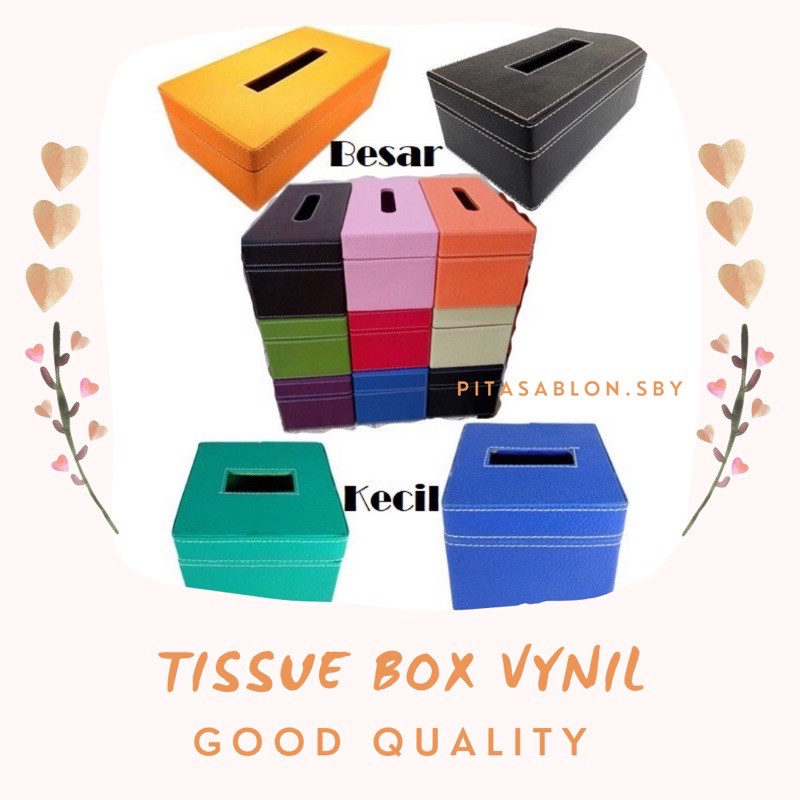 tempat tisu vinyl | Box Tissue/ Tempat Tissue / Souvenir/ box vinyl