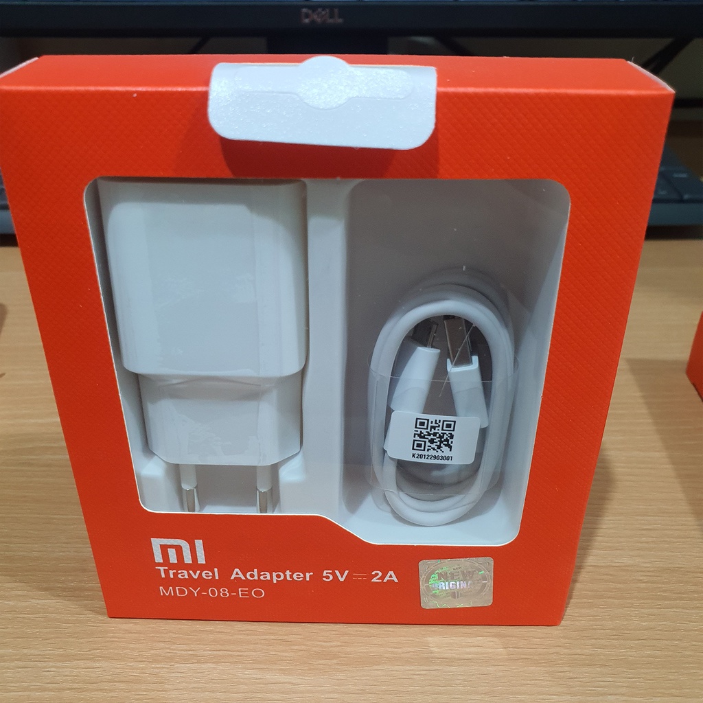 Charger Xiaomi Original 100% Fast Charging / Charger Xiaomi Redmi 2 3 4A 4X 5A 6A 5plus Note 3 4 5A-warna putih