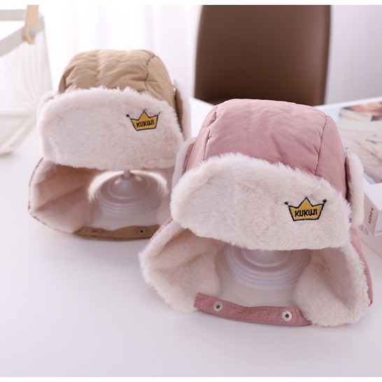 Halomam - Topi Kupluk Hangat ( Topi Baby / Topi Anak )-3