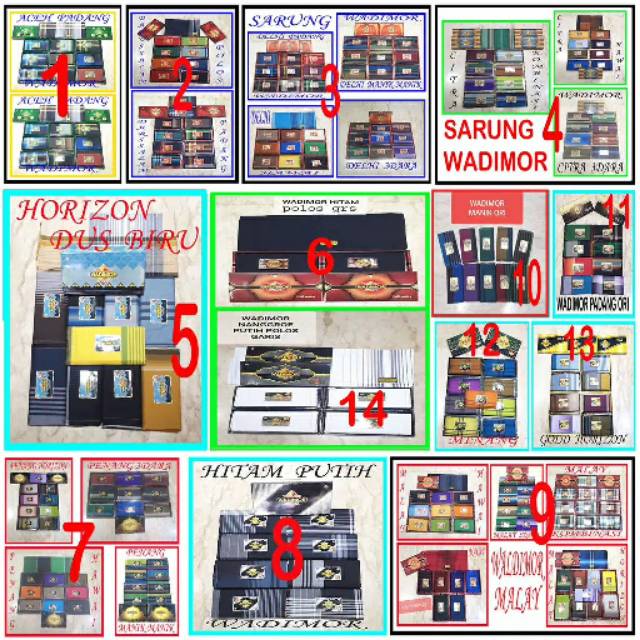 Grosir Sarung Wadimor Dewasa / Sarung Wadimor Murah