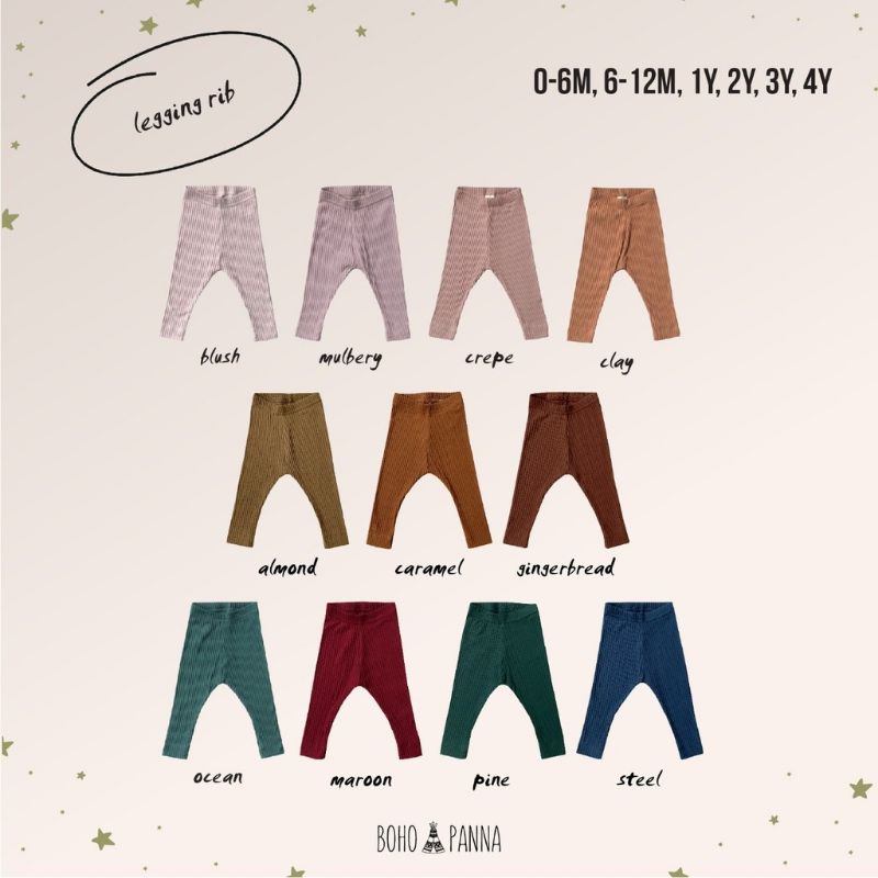 BOHOPANNA/BOHOBABY Legging reeb