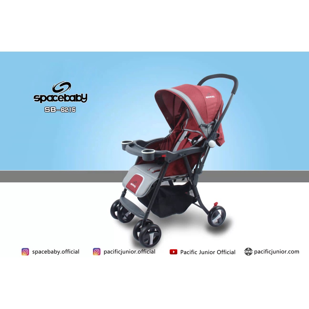 BABY STROLLER SPACE BABY SB 6212 SB 6215 SB 6217 SB 214 KERETA DORONG BAYI SPACEBABY GAGANG HADAP DEPAN BELAKANG SB6212 SB6215 SB 6217 SB214