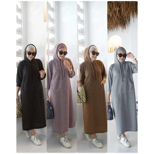 NEWCOLLECTION/ ARUNA HOODIE/ DRESS OOTD/BISA COD