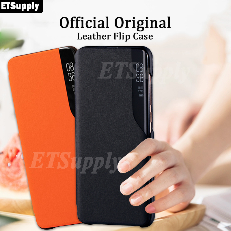 ETS Untuk Samsung Galaxy A32 4G A32 5G Flip Cover Smart Window View Phone Case untuk Samsung A32 4G 