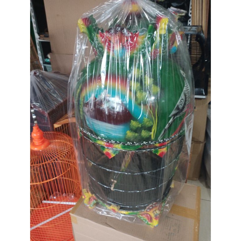 SANGKAR PERKUTUT MAHKOTA MERAK