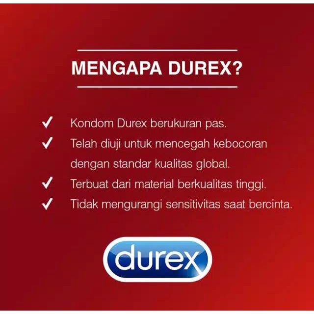 Durex Fetherlite Kondom Tipis Sensasi isi 12 dan 3 Feterlite