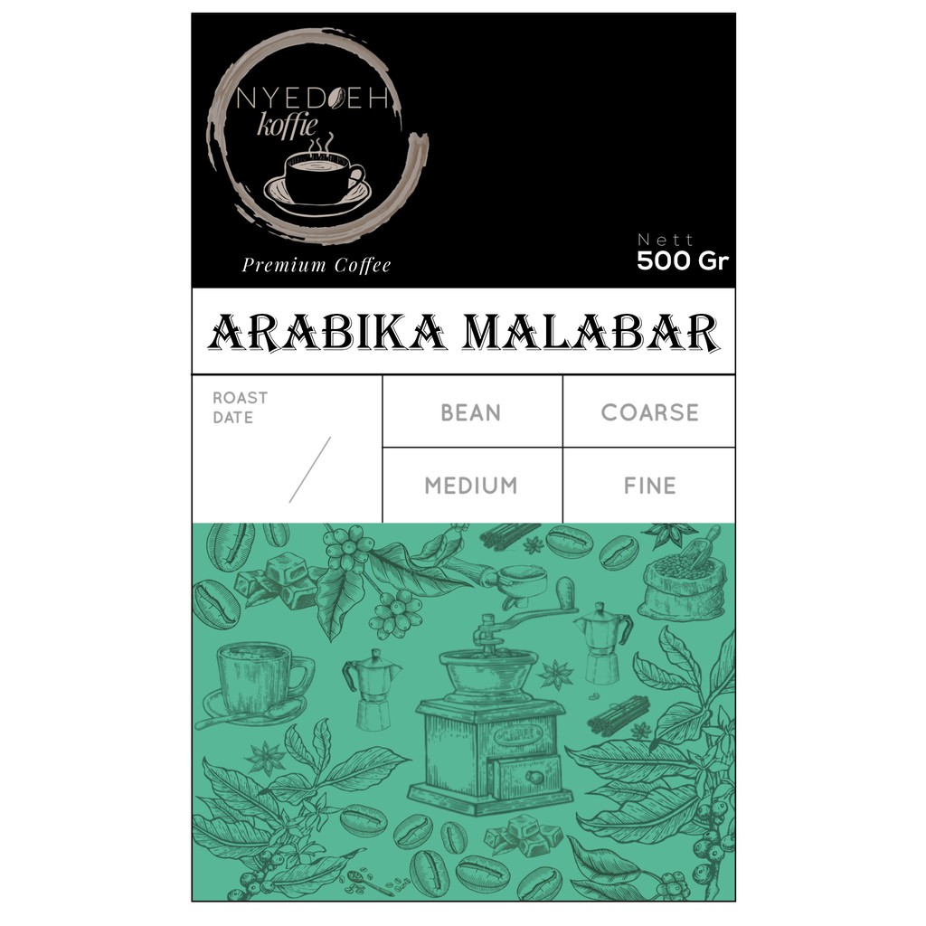

KOPI ARABIKA MALABAR 500 GR GRAM ARABICA BIJI BUBUK