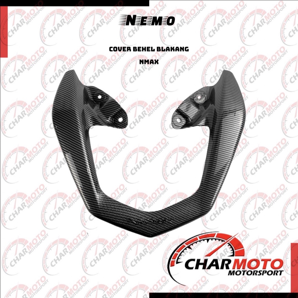 Tutup Behel Tanduk Karbon  / Cover Behel Tanduk Yamaha Nmax 155 Old 2014-2019 Carbon Nemo PNP - Charmoto